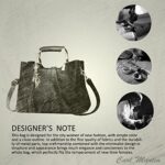 NICOLE&DORIS Women PU Leather Gray Handbag with Tassel