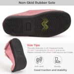 HomeTop Women's Comfy Velveteen Adjustable Diabetic Slippers