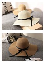 ZARCHE Women's Straw Sun Hat, Foldable, Wide Brim, UPF50