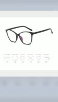 TECH-LINE-DIRECT Black Cat Eye Glasses Frames Women
