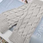 Qiuyan Fashion Warm Soft Fingerless Knit Arm Warmers