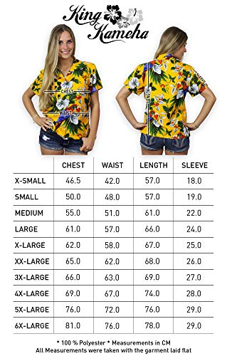 King Kameha Men's Casual Hawaiian Shirt with Flames