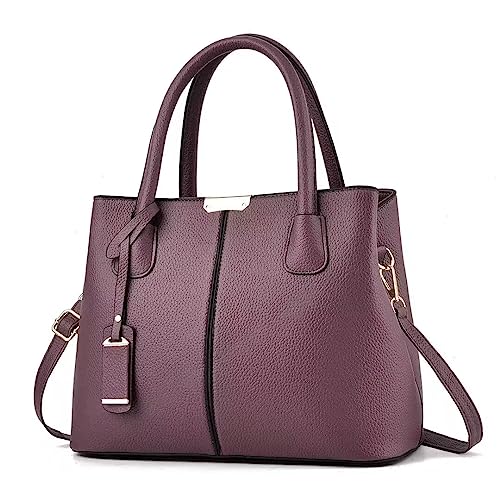 FiveloveTwo Women Classy Satchel Handbag Tote Purse