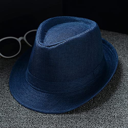 Unisex Panama Hat, Short Brim Beach Jazz Cap