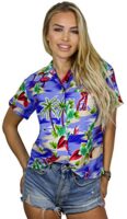 King Kameha Men's Short-Sleeve Beach Shirt