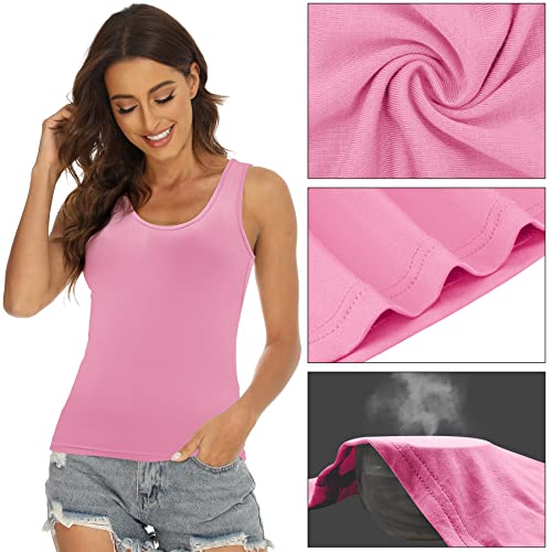 BQTQ 5 Pcs Women's Sleeveless Tank Tops