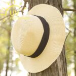 KXF 2 Pack Unisex Wide Brim Straw Sun Hat, Adjustable