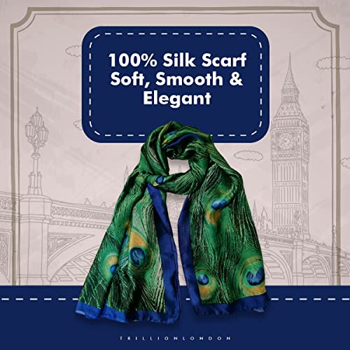 Trillion London® Silk Scarf | 180cm x 90cm | Animal Print