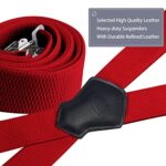 Dresime 40mm X-Shape Heavy Duty Adjustable Suspenders