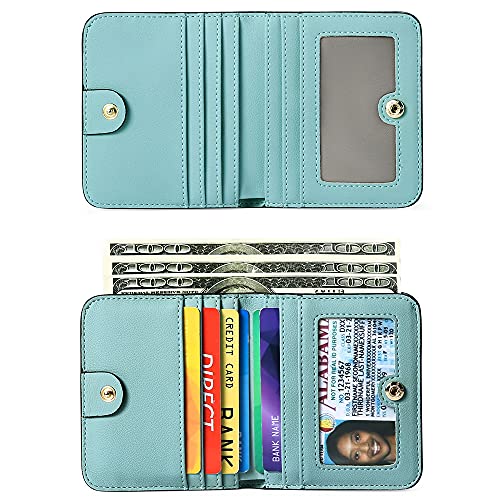 GAEKEAO Women's RFID Blocking Leather Bi-fold Wallet
