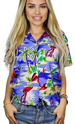 King Kameha Men's Short-Sleeve Beach Shirt