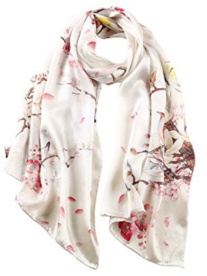 STORY OF SHANGHAI Women's 100% Mulberry Silk Scarf