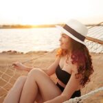 Ruphedy Women's Wide Brim Straw Fedora Hat UPF 50+