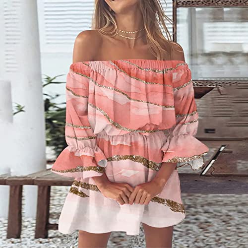 AMhomely Summer Dresses for Women 2023 Party Elegant