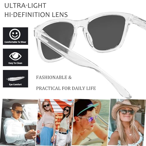 Joopin Polarised Unisex Sunglasses UV Protection Retro