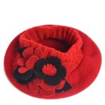 VECRY Womens Slouchy Knit Beret Ribbed Beanie Hat