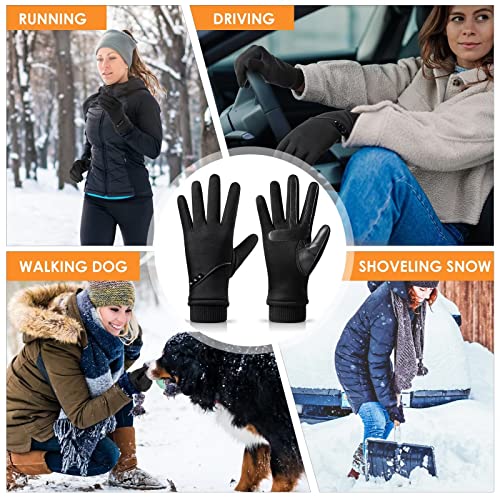 HOLDINA Waterproof Winter Gloves for Women with Touchscreen