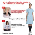 Compression Socks 20-25mmHg, 2-6 Pairs, Knee High