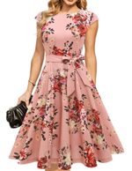 DRESSTELLS Modest Cocktail Dress for Weddings & Events