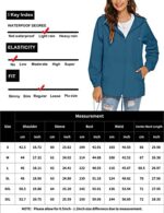 Rapbin Women's Waterproof Lightweight Hooded Raincoat