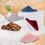 Snug Leaves Ladies' Fluffy Memory Foam Slippers