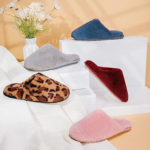 Snug Leaves Ladies' Fluffy Memory Foam Slippers