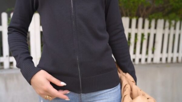 Aottori Womens Lightweight Zip Up Cardigan