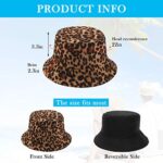 Reversible Cotton Bucket Hat - Women’s Summer Beach Hat