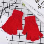 Winter Warm Knitted Half Finger Gloves (Unisex)