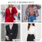 LumiSyne Women Skinny Leather Belt Adjustable Slim Waist