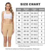 wirarpa Ladies Anti Chafing Cotton Cycling Shorts 4 Pack