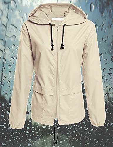 Women's Waterproof Quick Dry Windproof Jacket with Hood
