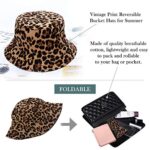 Reversible Cotton Bucket Hat - Women’s Summer Beach Hat