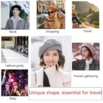 WANYI Vintage Korean Style Women's Winter Beret Hat