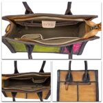 IVTG Leather Top Handle Bags for Women - Vintage Crossbody