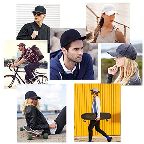 BLURBE Women's High Ponytail Baseball Caps - Cotton Adjustable