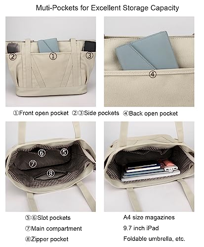 Women Tote Bag Canvas Casual Top Handle Satchel