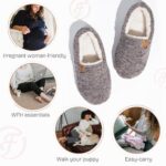 EverFoams Women's Shearling Memory Foam Slippers