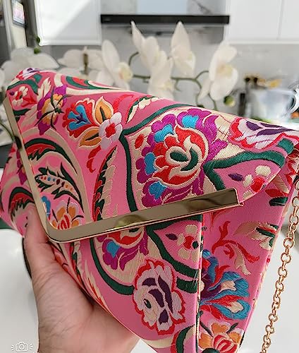 LeahWard Women's Floral Clutch Bag 158