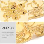 Sequin Floral Shawls for Evening Dresses, Sheer Mesh Wraps