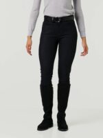 Tommy Hilfiger Women's Leather Belt with Silver Buckle
