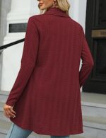 MGOOL Women's Open Front Long Sleeve Cardigan Sweater