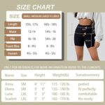 BLONGW Women's High Waisted Cycling Shorts - Tummy Control