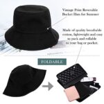 ECOMBOS Cotton Bucket Hat for Women Men Teens