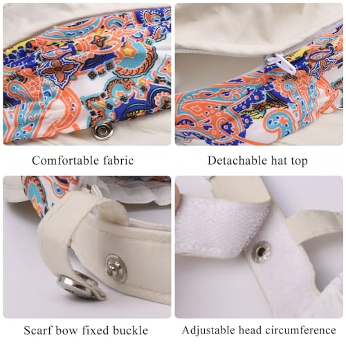 KXF Women Foldable Sun Hat with Neck Flap UPF 50+