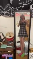 Goth Mini Dress Black Chiffon Mesh Sleeveless Lace Corset