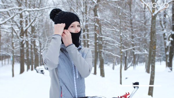 TAGVO Winter Warm Knitted Cap & Neck Warmer Set