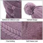TAGVO Winter Warm Knitted Cap & Neck Warmer Set