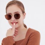 SUNGAIT Vintage Polarized Round Metal Sunglasses