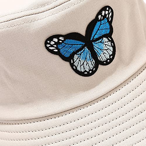 XYIYI Embroidery Cotton Bucket Hat for Women Girls
